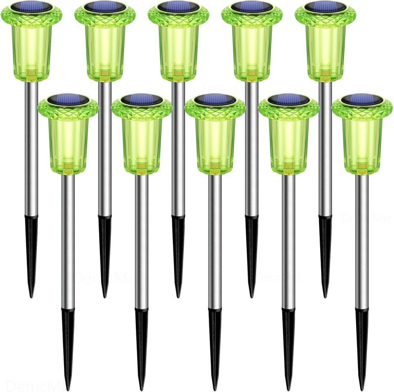 10-Pack Solar LED Pathway Lights – Waterproof Outdoor Garden Lighting