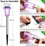 10-Pack Solar LED Pathway Lights – Waterproof Outdoor Garden Lighting