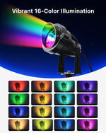 4-Pack RGB LED Outdoor Planters – Waterproof Color Changing Garden Pots