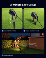 4-Pack RGB LED Outdoor Planters – Waterproof Color Changing Garden Pots