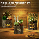 LED Succulent Night Light – Cute Shaped Artificial Plants