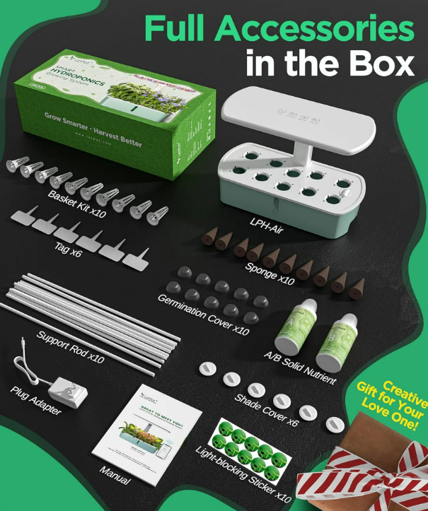 Smart LED Plant Growing System – APP & WiFi Controlled Full Spectrum Indoor Garden Kit