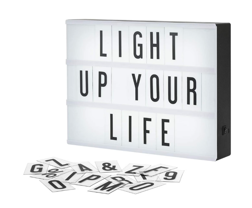 LED Light Box Sign – Customizable Message Display Board