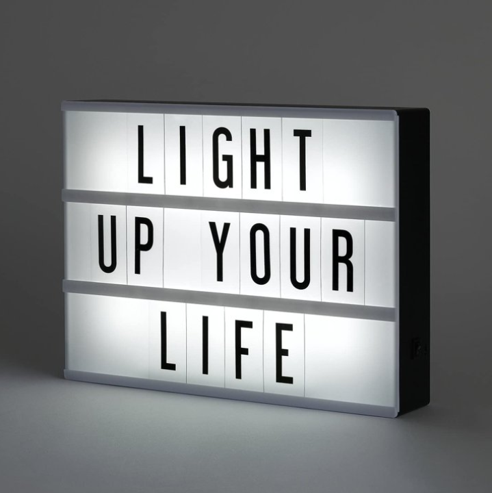 LED Light Box Sign – Customizable Message Display Board