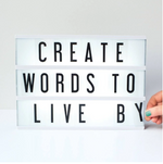 LED Light Box Sign – Customizable Message Display Board