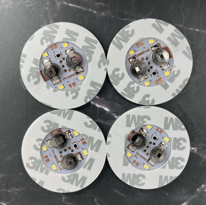 LED Coasters Set of 4 – White Light Up Drink Coasters