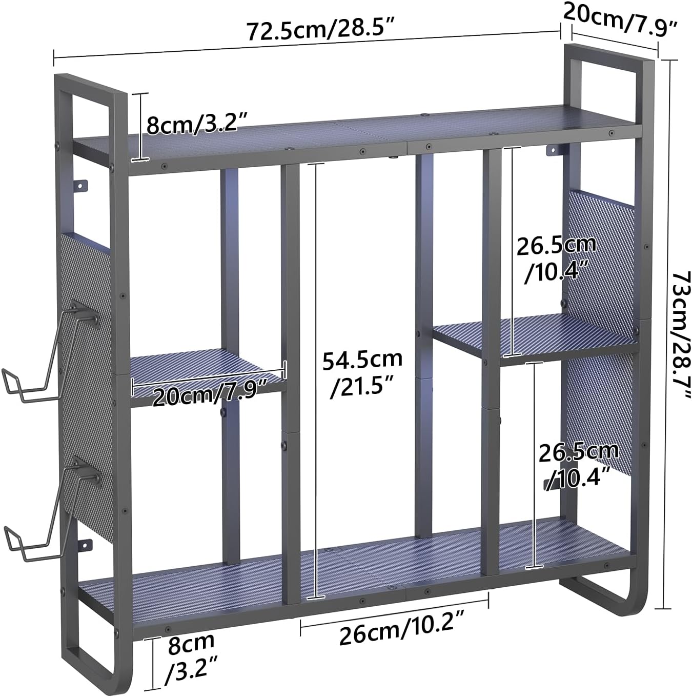 LED Gaming Shelf – RGB Floating Wall Shelf for Gaming Setup & Controller Display
