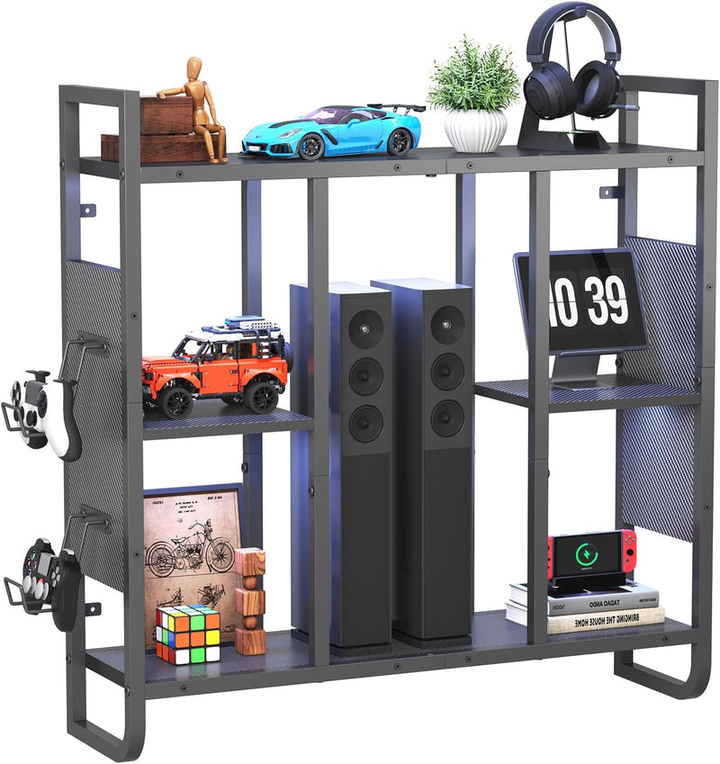 LED Gaming Shelf – RGB Floating Wall Shelf for Gaming Setup & Controller Display