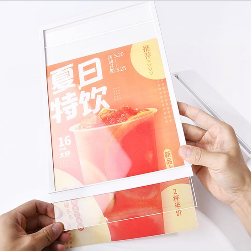 LED Acrylic Sign Holder – Illuminated Display Stand for Business