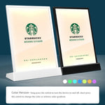 LED Acrylic Sign Holder – Illuminated Display Stand for Business
