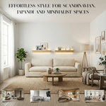 24" LED Picture Ledge Shelf – Modern Floating Wall Shelf for Photos & Art with Ambient Lighting