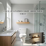 24" LED Picture Ledge Shelf – Modern Floating Wall Shelf for Photos & Art with Ambient Lighting