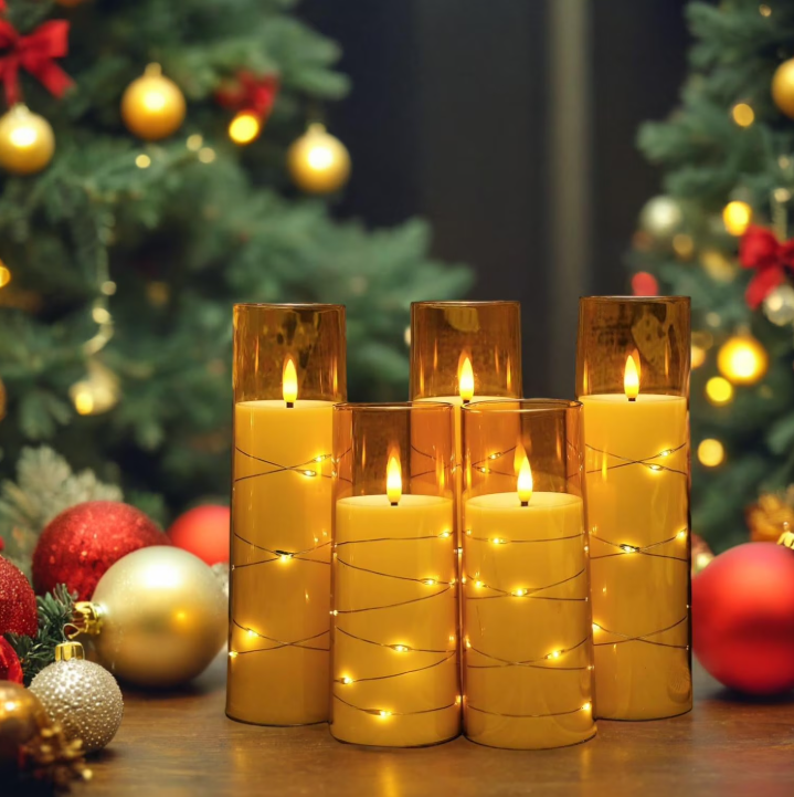 LED Flameless Candles Set – Realistic Flickering Battery Candles