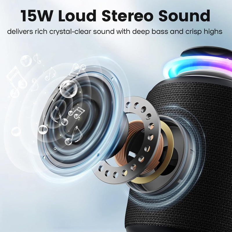 LED Bluetooth Speaker Light – Color Changing Wireless Party Speaker