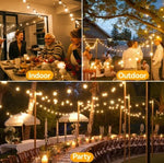 LED Globe String Lights – Decorative Hanging Fairy Lights for Home, Bedroom & Party