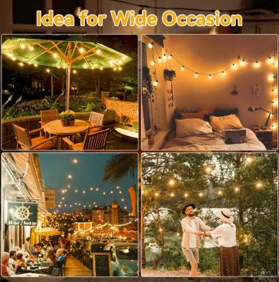 LED Globe String Lights – Decorative Hanging Fairy Lights for Home, Bedroom & Party