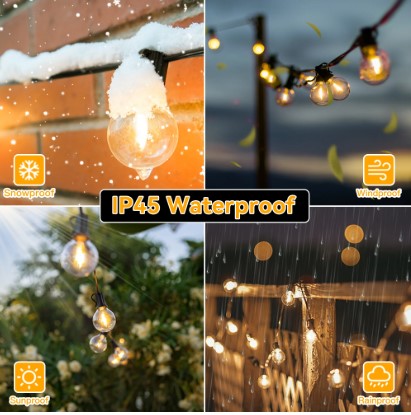 LED Globe String Lights – Decorative Hanging Fairy Lights for Home, Bedroom & Party