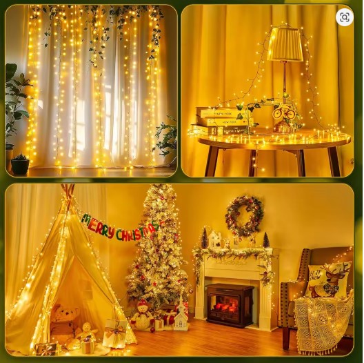 LED Firefly String Lights – Decorative Fairy Lights for Bedroom, Patio & Party