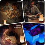 LED Color-Changing Night Light – Dimmable, Touch-Control, Mood & Kids Bedroom Lamp