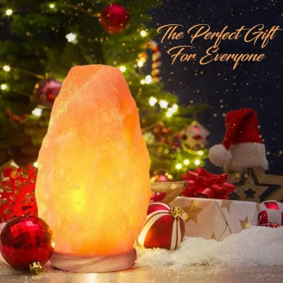 Himalayan Salt Lamp with LED – Natural Crystal Night Light for Bedroom & Home Decor
