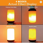 LED Flame Effect Bulb – Flickering Decorative Light for Home, Patio & Fireplace