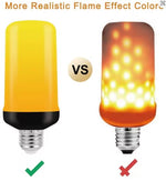 LED Flame Effect Bulb – Flickering Decorative Light for Home, Patio & Fireplace