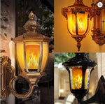 LED Flame Effect Bulb – Flickering Decorative Light for Home, Patio & Fireplace