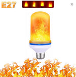 LED Flame Effect Bulb – Flickering Decorative Light for Home, Patio & Fireplace