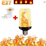 LED Flame Effect Bulb – Flickering Decorative Light for Home, Patio & Fireplace
