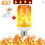 LED Flame Effect Bulb – Flickering Decorative Light for Home, Patio & Fireplace