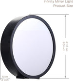 LED Infinity Mirror – Modern 3D Illusion Decorative Light for Bedroom, Desk & Home