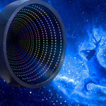 LED Infinity Mirror – Modern 3D Illusion Decorative Light for Bedroom, Desk & Home