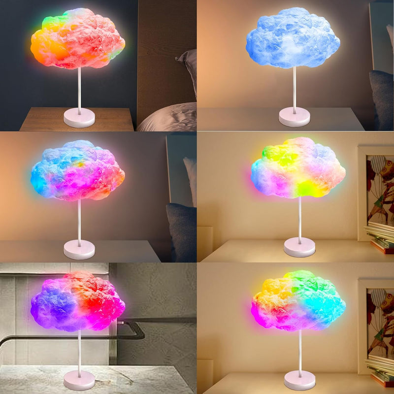LED Cloud Lamp DIY Kit – Multicolor Changing Strip Lights Wireless Remote APP