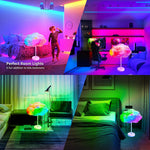 LED Cloud Lamp DIY Kit – Multicolor Changing Strip Lights Wireless Remote APP