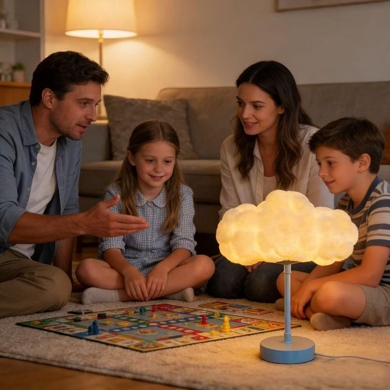 LED Cloud Lamp DIY Kit – Multicolor Changing Strip Lights Wireless Remote APP