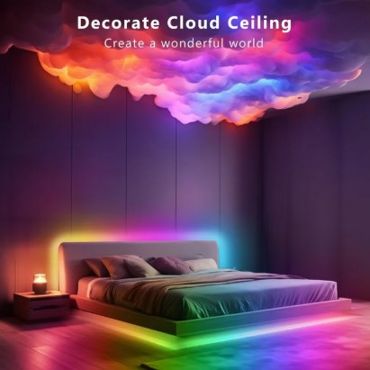 Smart LED Strip Lights 16.4ft – App & Remote Controlled RGB Lights for Bedroom