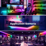 Smart LED Strip Lights 16.4ft – App & Remote Controlled RGB Lights for Bedroom