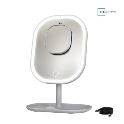 Tabletop LED Makeup Mirror - Lighted Vanity Mirror for Bedroom, Dressing Table & Beauty Room
