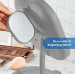 Tabletop LED Makeup Mirror - Lighted Vanity Mirror for Bedroom, Dressing Table & Beauty Room