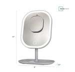 Tabletop LED Makeup Mirror - Lighted Vanity Mirror for Bedroom, Dressing Table & Beauty Room