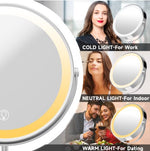 LED Magnifying Makeup Mirror 10x - Lighted Vanity Mirror for Precise Makeup & Beauty Room
