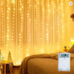 LED Curtain Lights 300 LEDs – Fairy String Lights for Bedroom, Party & Home Decor