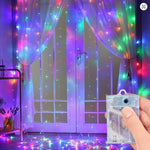 LED Curtain Lights 300 LEDs – Fairy String Lights for Bedroom, Party & Home Decor