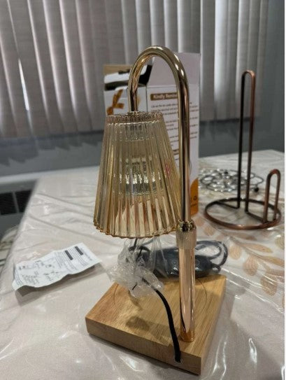 Adjustable LED Candle Warmer Lamp – Safe Flameless Wax Melting Lamp for Home Decor