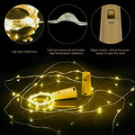LED Wine Bottle Lights – 10 Pack 20 LED Waterproof Battery Operated Decorative Glow Lights