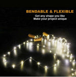 LED Wine Bottle Lights – 10 Pack 20 LED Waterproof Battery Operated Decorative Glow Lights
