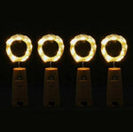 LED Wine Bottle Lights – 10 Pack 20 LED Waterproof Battery Operated Decorative Glow Lights