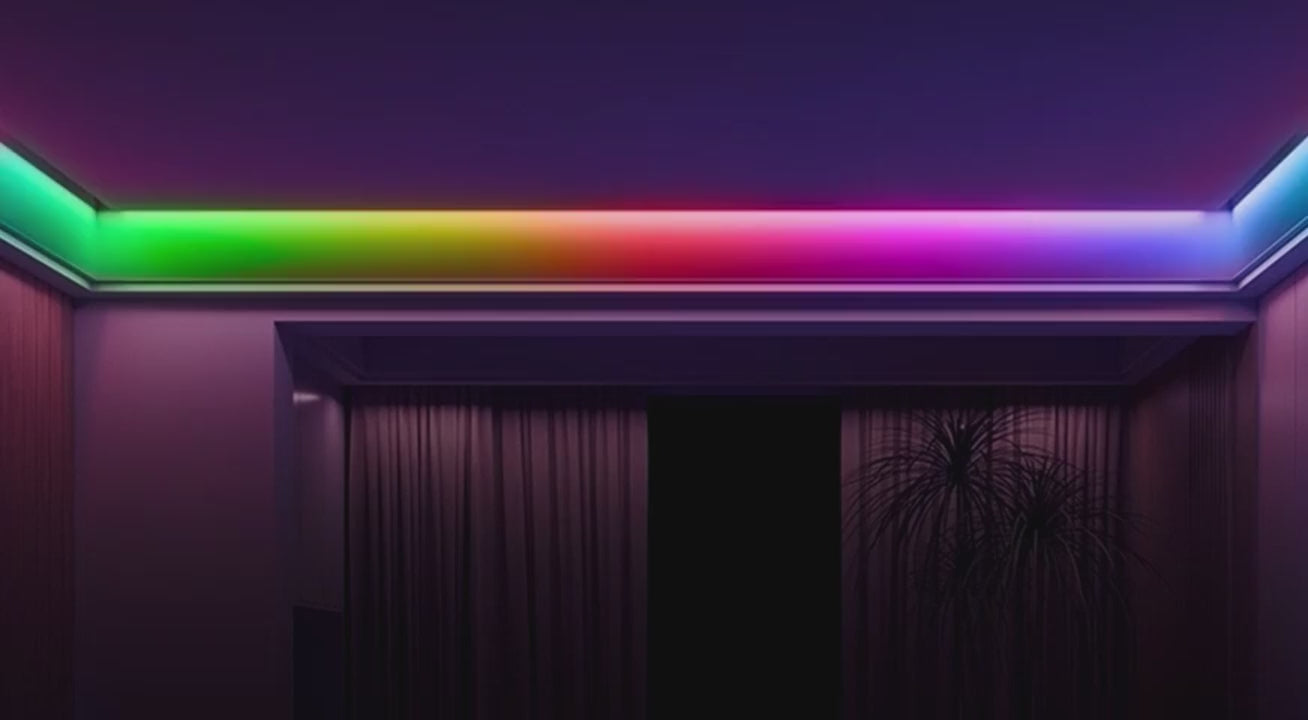 Smart LED Strip Lights 16.4ft – App & Remote Controlled RGB Lights for Bedroom